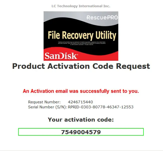 Sandisk Rescue Pro Serial Key